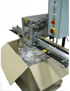 SELLAR BOLSAS EN BIDONES CON PALLET SEALER 2
